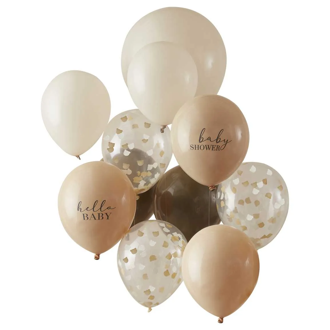 Neutral Baby Shower Balloon Bundle x 11