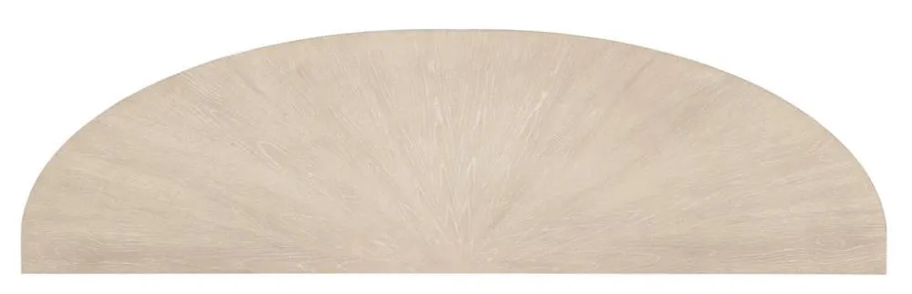 Nouveau Chic Curved Sideboard Buffet Sandstone Finish 74.5 inch