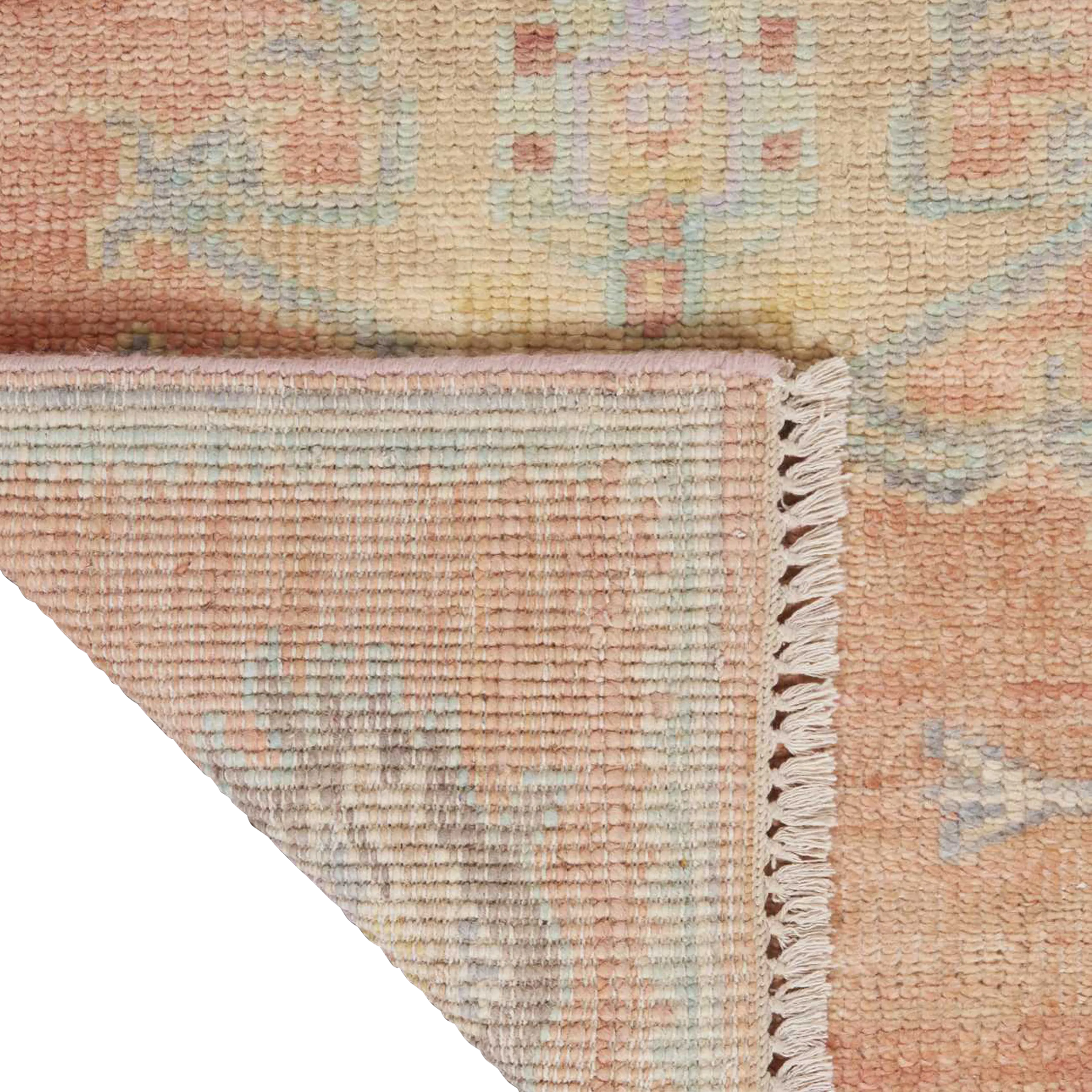 Oushak Style Wool Rug - 5'6" x 8'