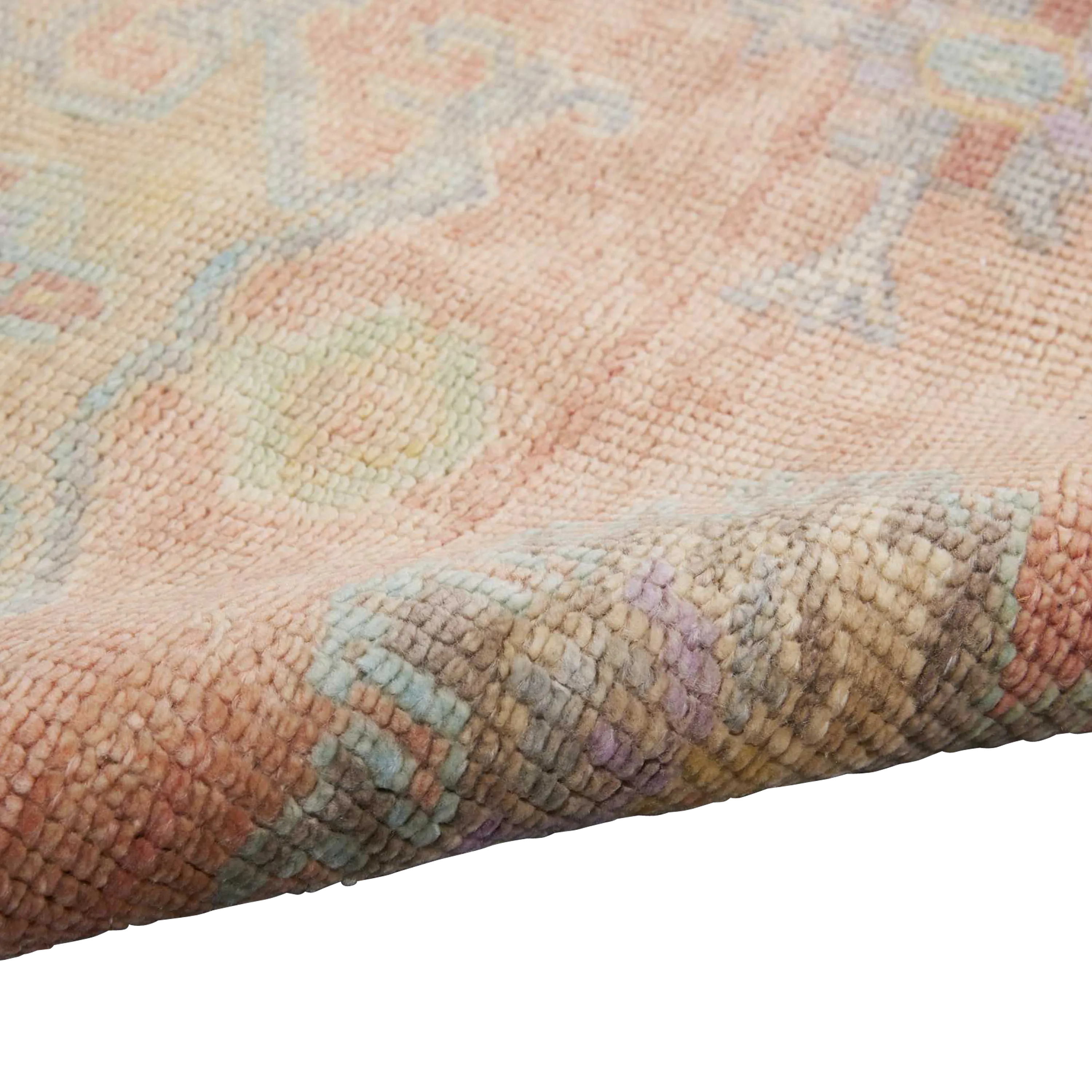 Oushak Style Wool Rug - 5'6" x 8'