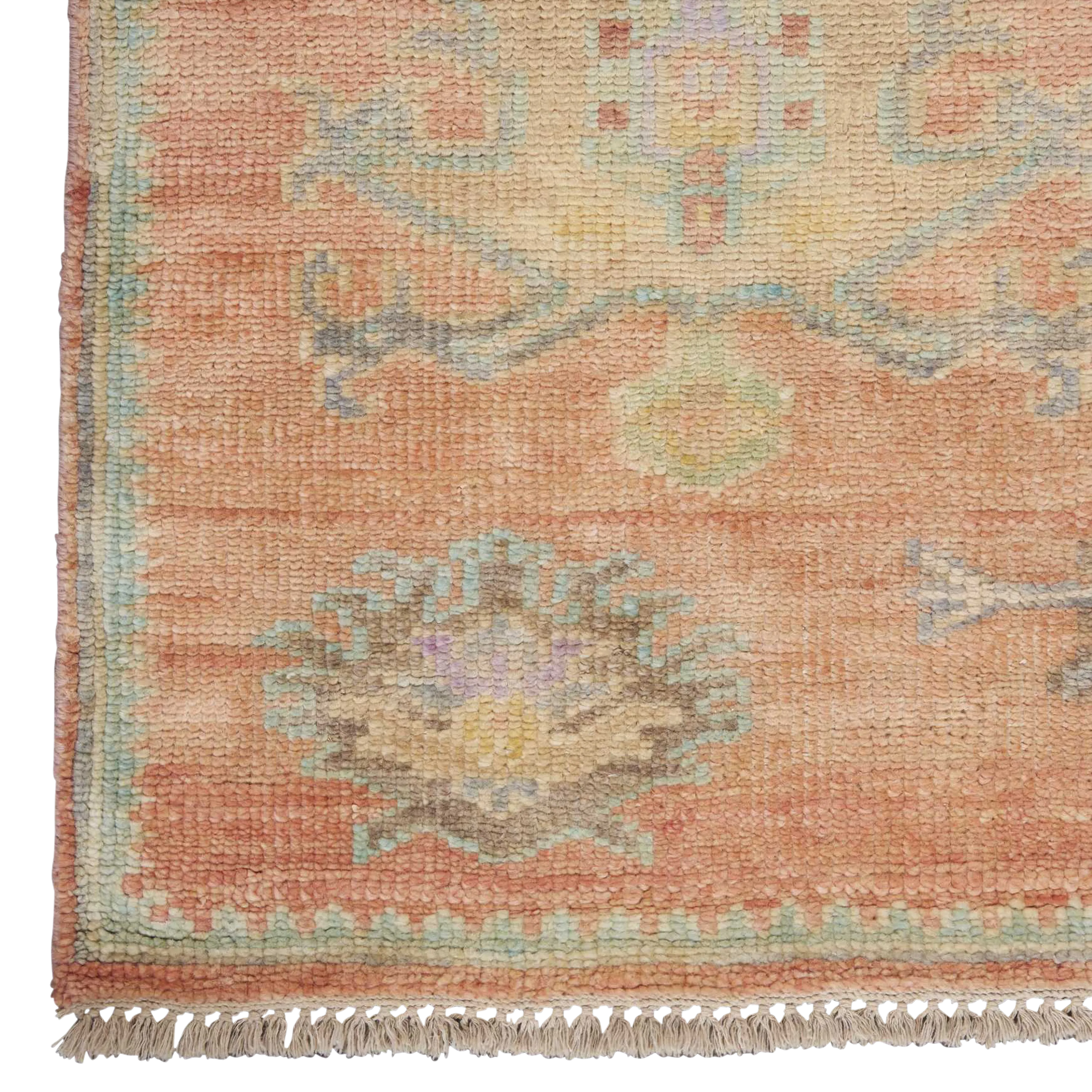 Oushak Style Wool Rug - 5'6" x 8'