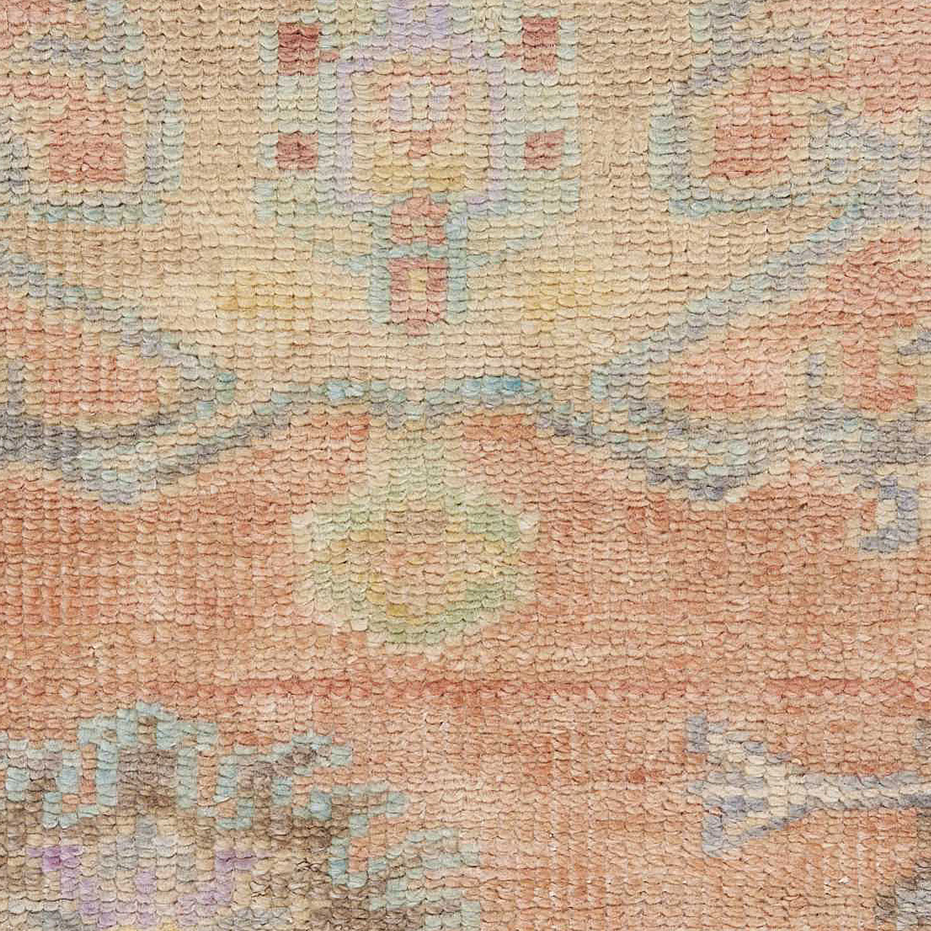 Oushak Style Wool Rug - 5'6" x 8'