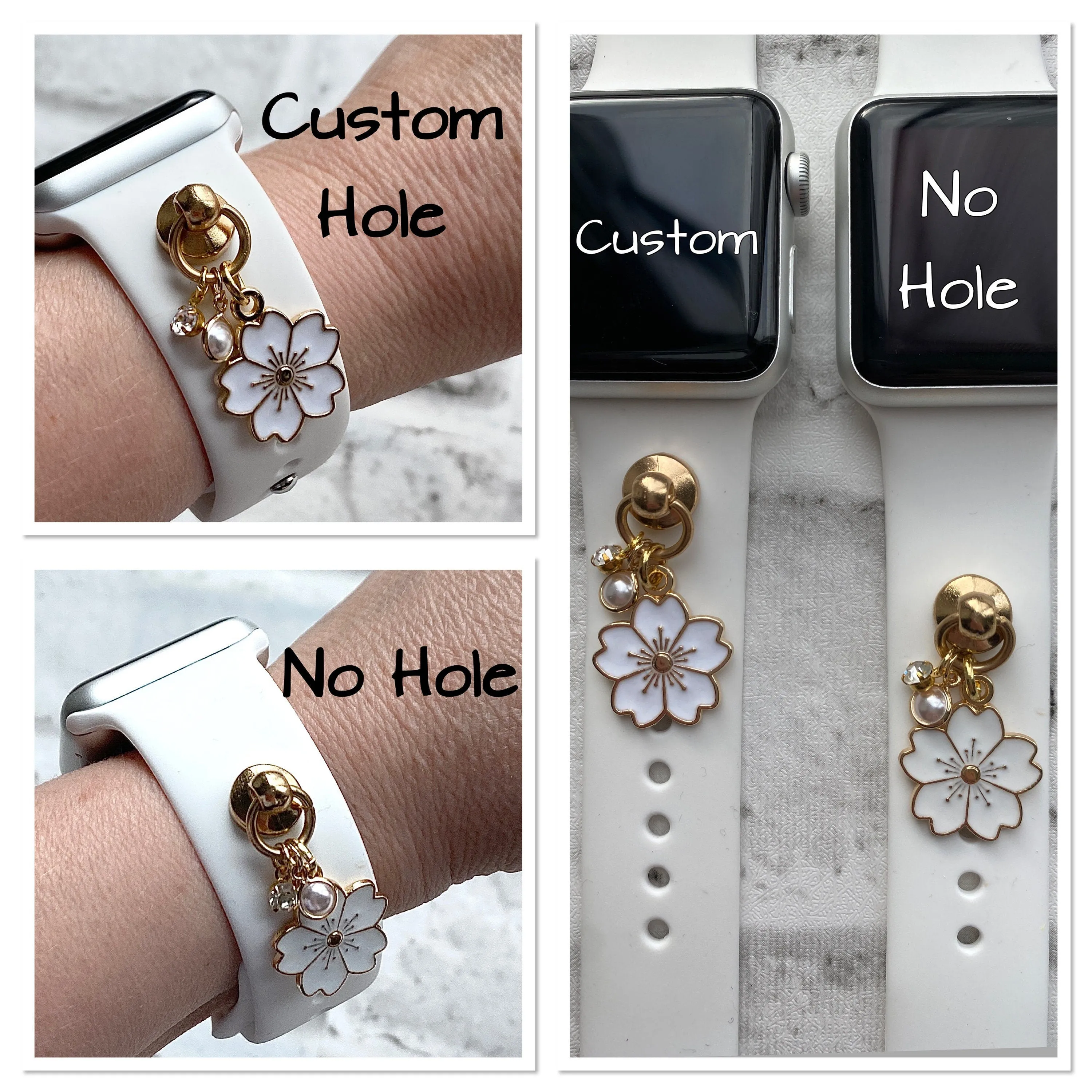 Patriotic Watchband Charms, USA Watch Charm, 4th of July, Memorial Day