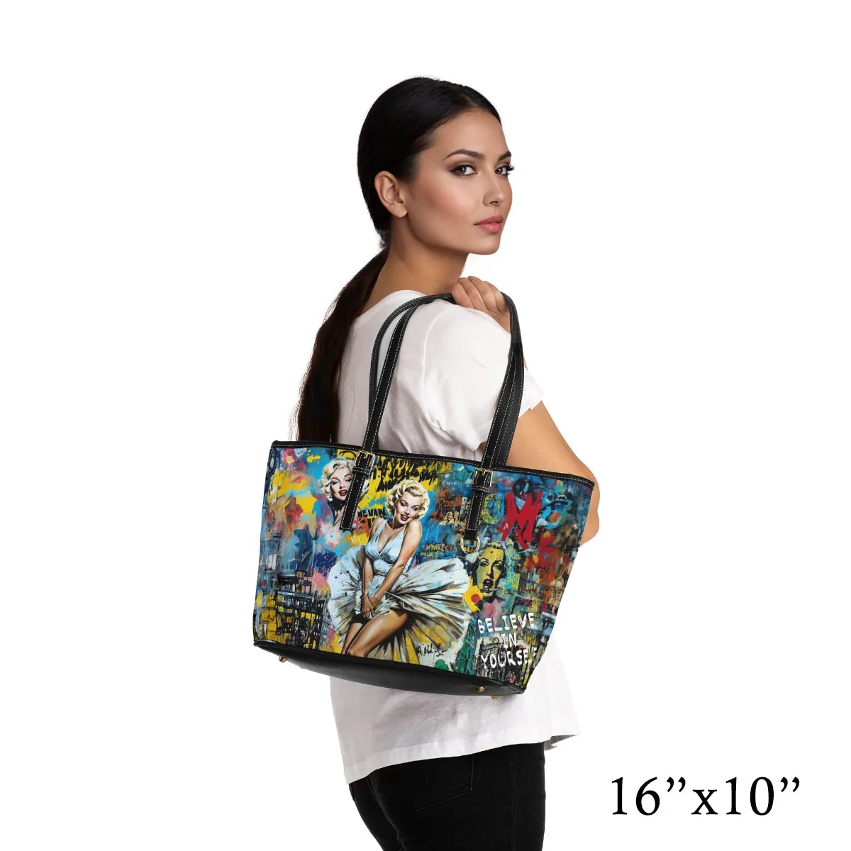 PU Leather Shoulder Bag- Marilyn