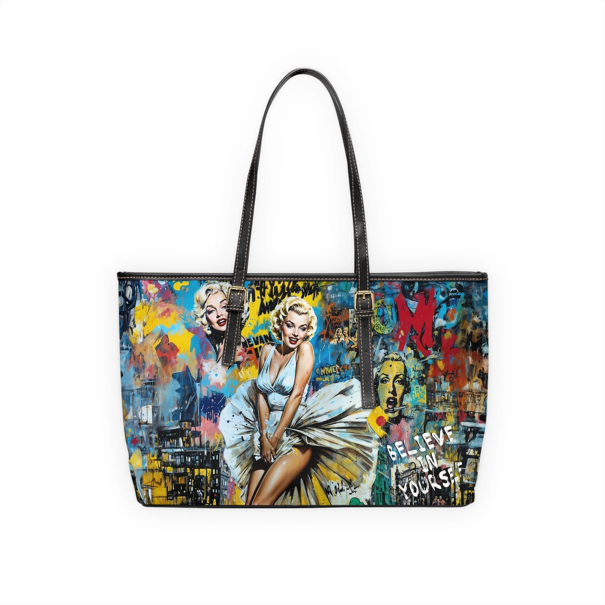PU Leather Shoulder Bag- Marilyn