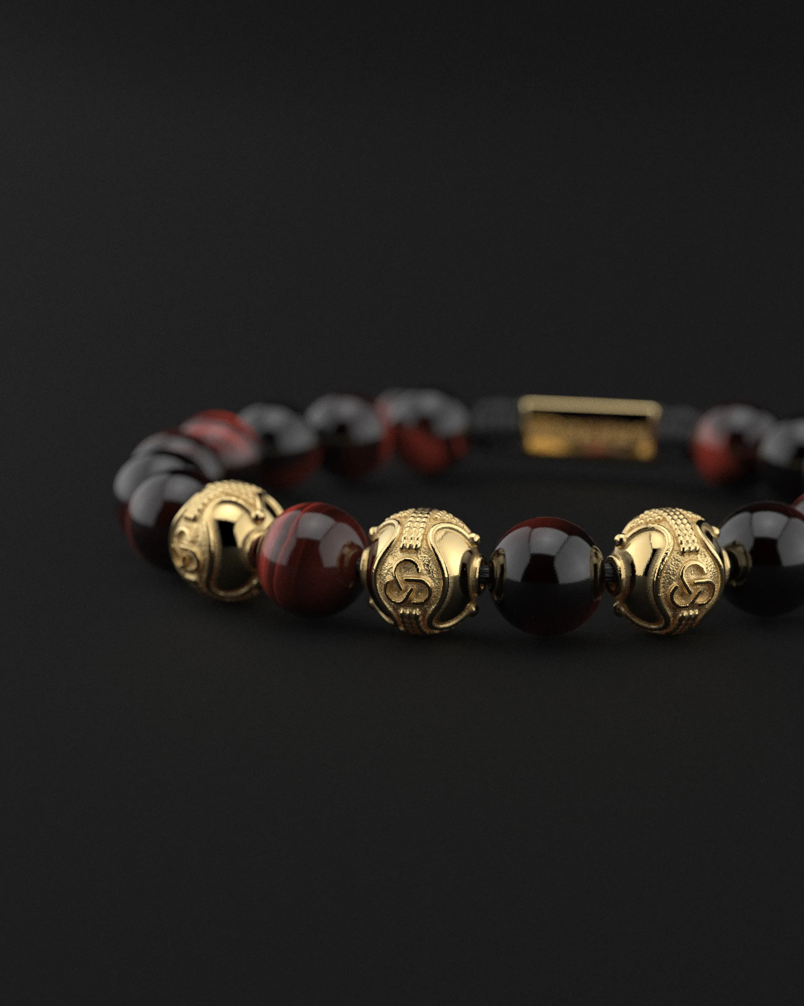 Red Tiger Eye Bracelet 10mm | Premium