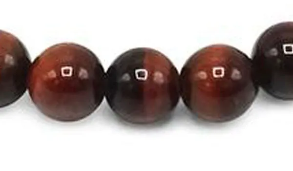 Red Tigers Eye Gloss Natural Gemstone Bracelet