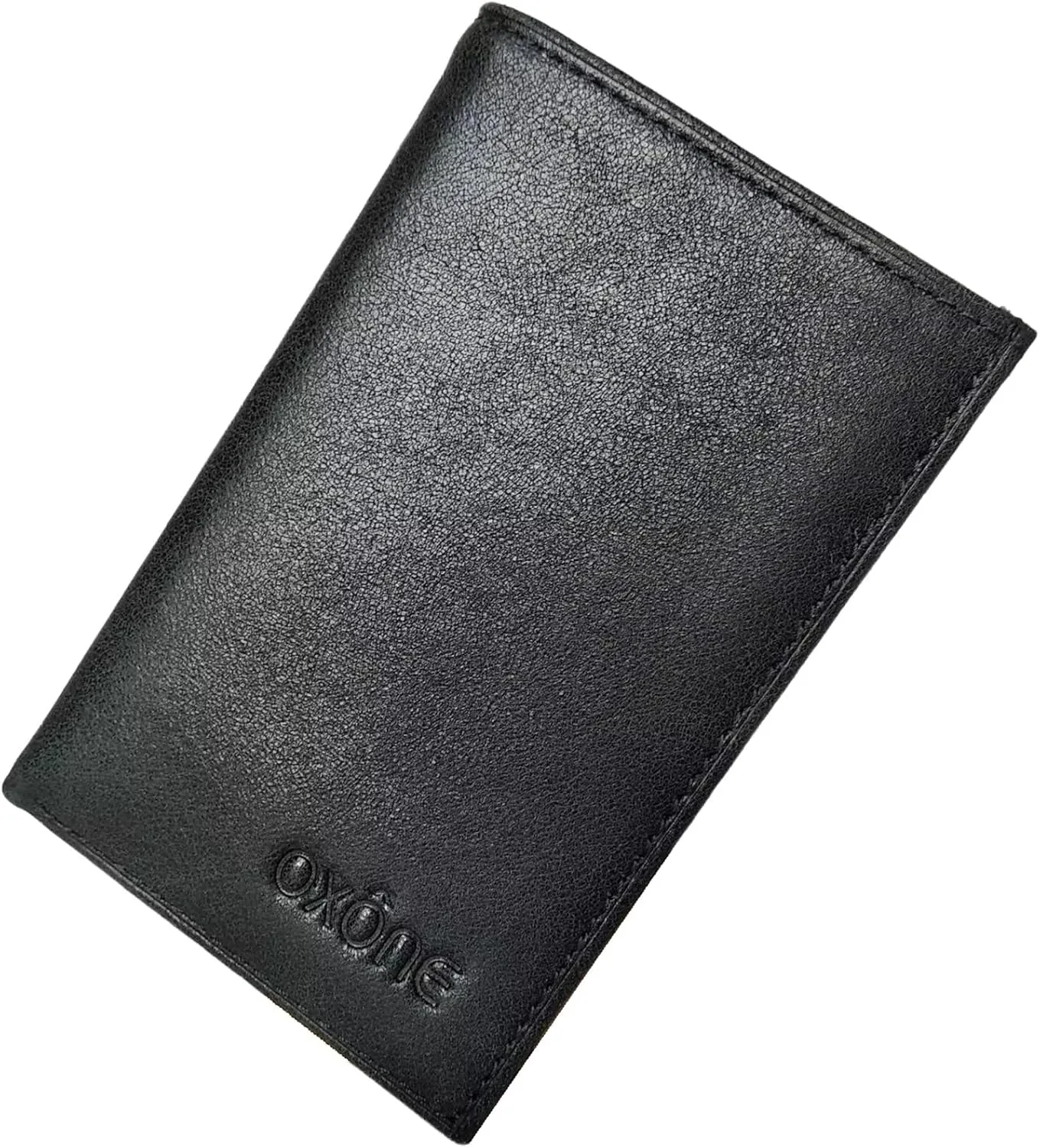 RFID Blocking Leather Wallet, Slim Bifold Front Pocket Card Holder, Brown (Vintage Black)