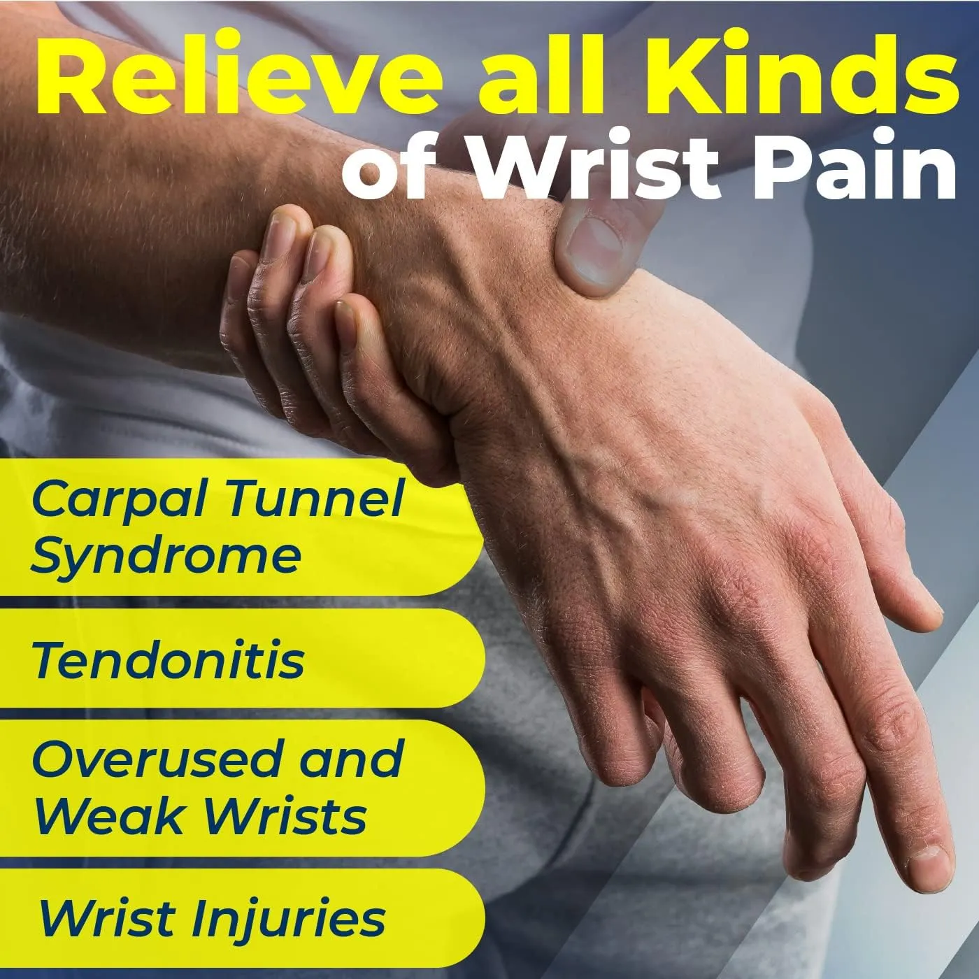 Sparthos Wrist Support Sleeves (Pair)  Medical Compression for Carpal Tunnel and Wrist Pain Relief  Wrist Brace for Men and Women  Made from Innovative Breathable Elastic Blend