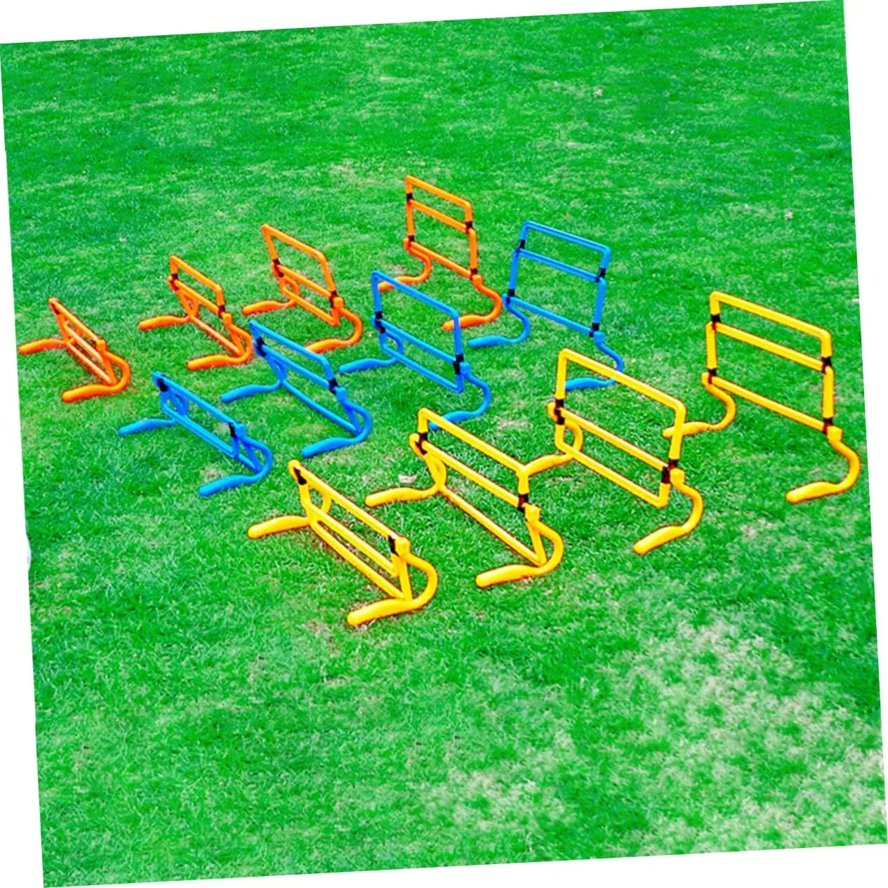 Sports Ladder Sports Equipment Athletic Gear Hurdles for Kids Football Agility Exercise Hurdles Soccer Field Obastacles Training Equipment Multicolor Football Training Yellow