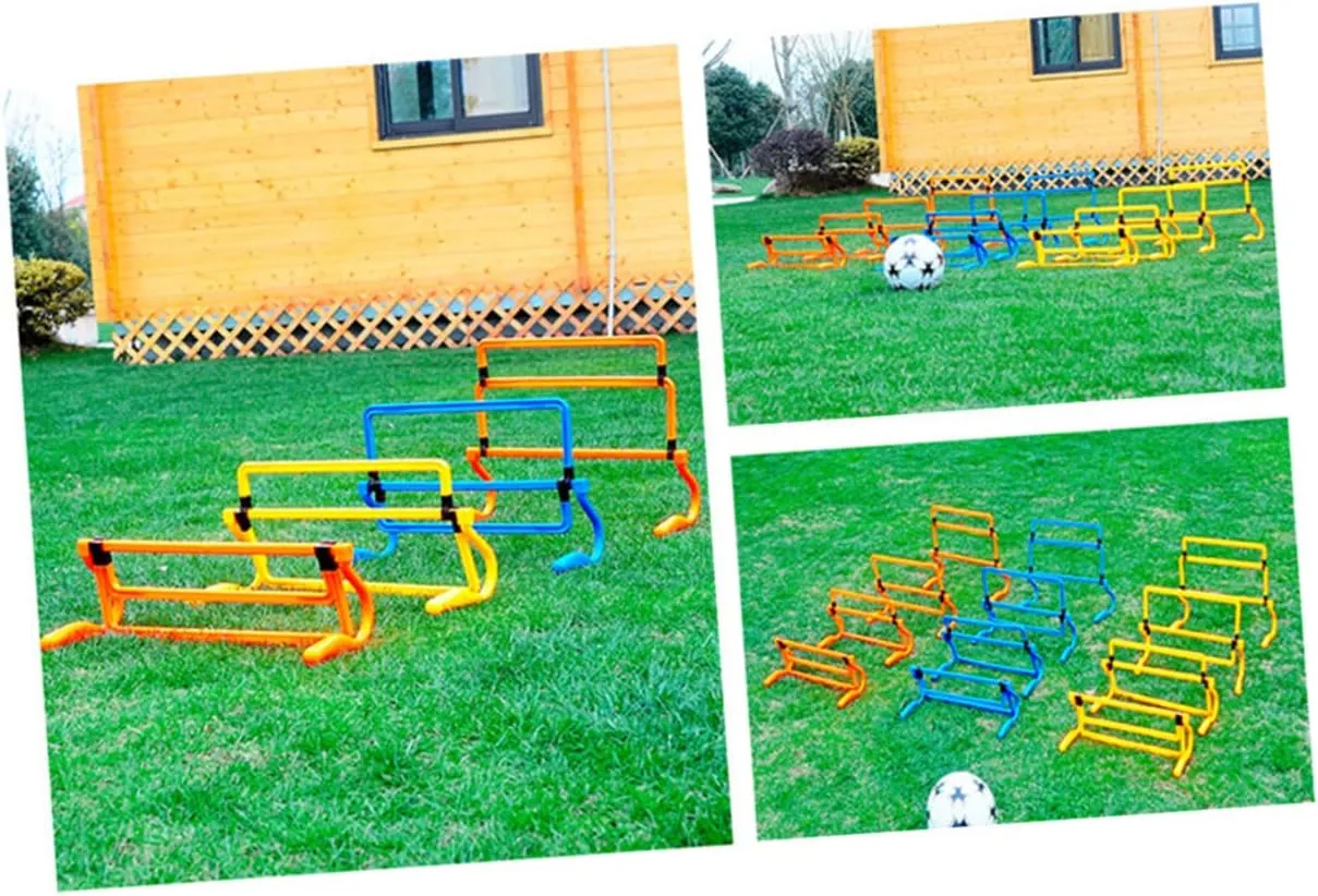 Sports Ladder Sports Equipment Athletic Gear Hurdles for Kids Football Agility Exercise Hurdles Soccer Field Obastacles Training Equipment Multicolor Football Training Yellow
