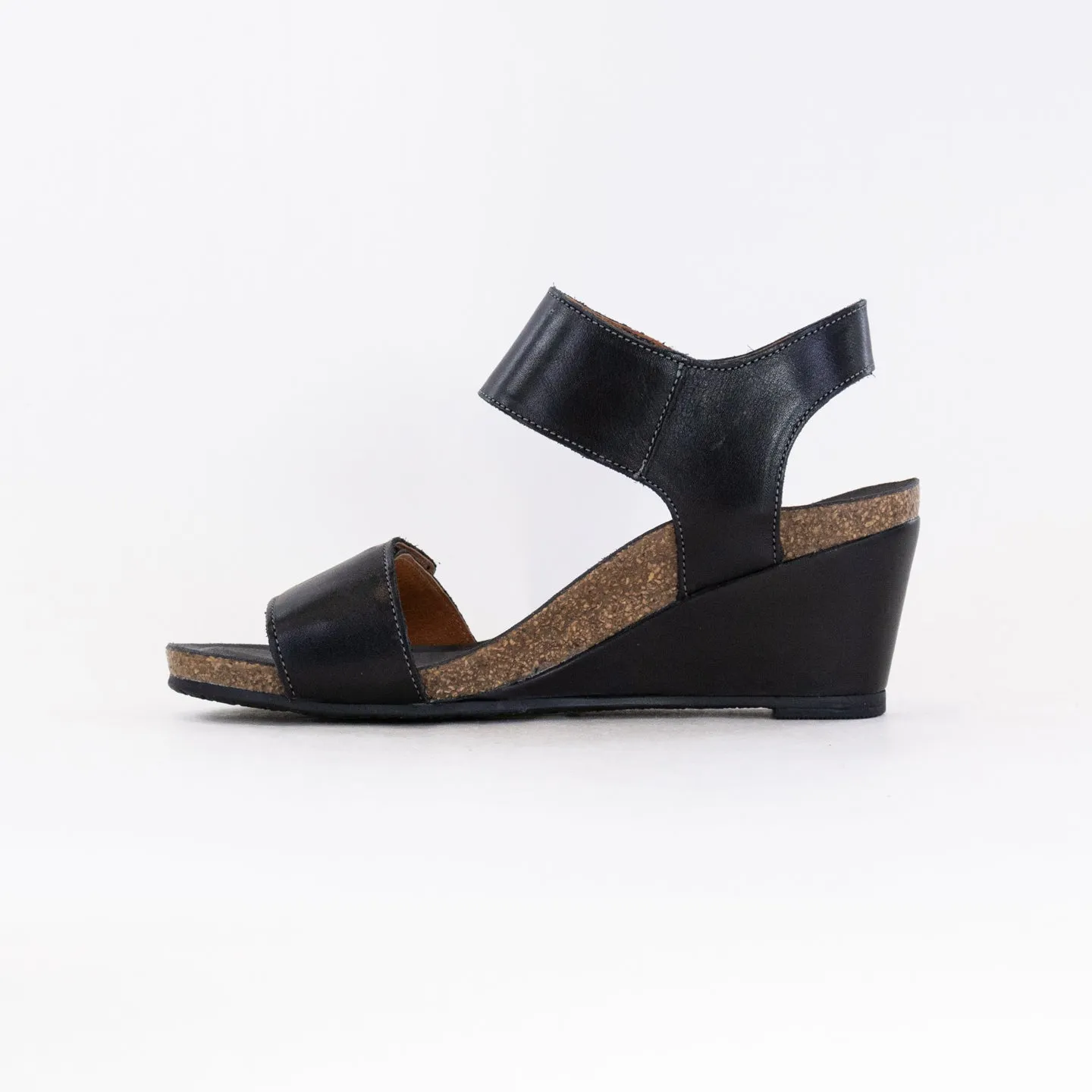Taos Carousel 3 Wedge Sandal (Women's) - Black