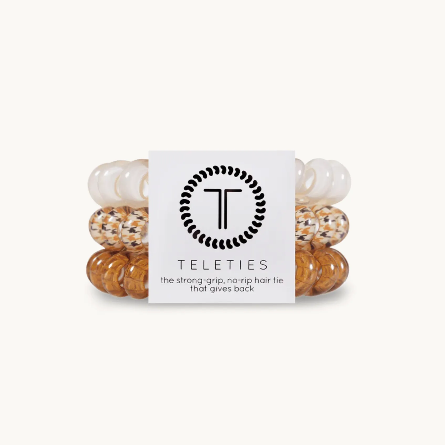 Teleties - Large 3 Pack - Upstage Beige