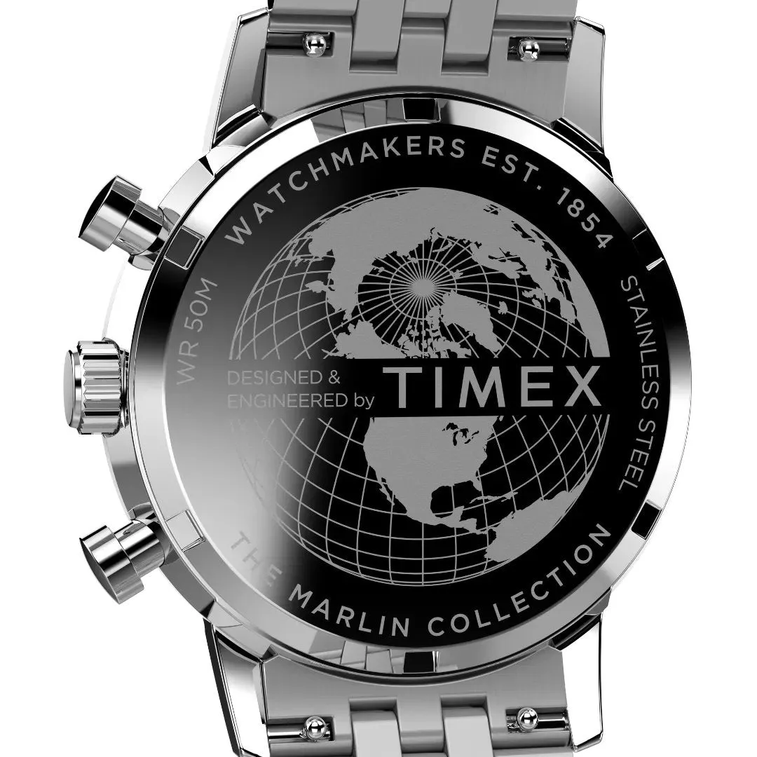 Timex Gents Marlin Silver-Tone Watch TW2W10400