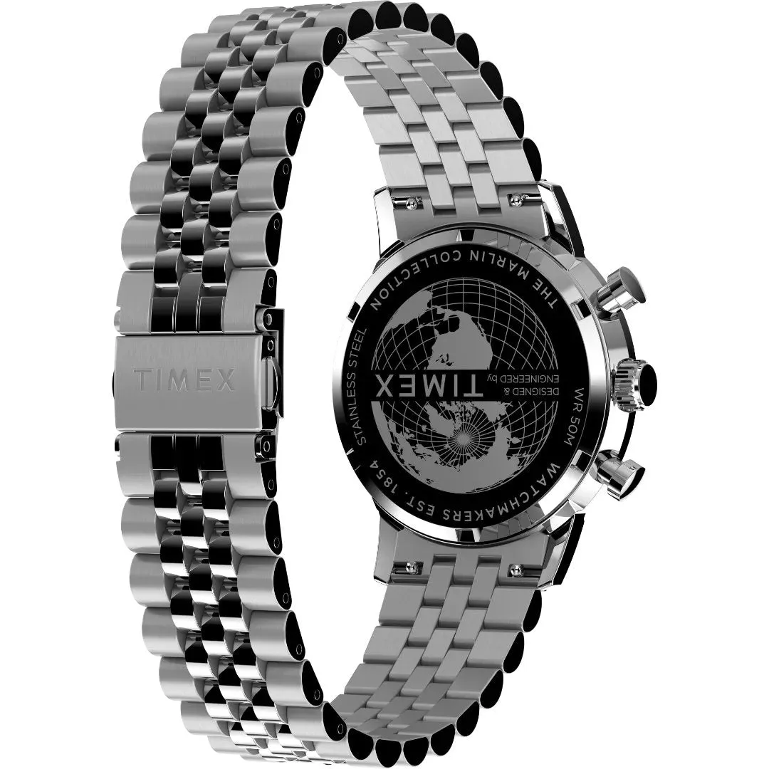 Timex Gents Marlin Silver-Tone Watch TW2W10400