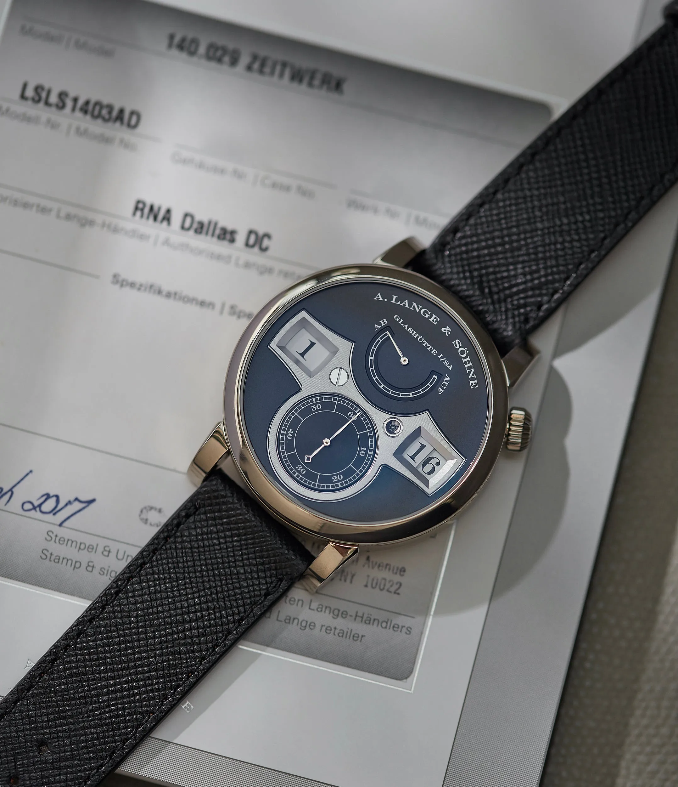 Zeitwerk 140.029 | White Gold